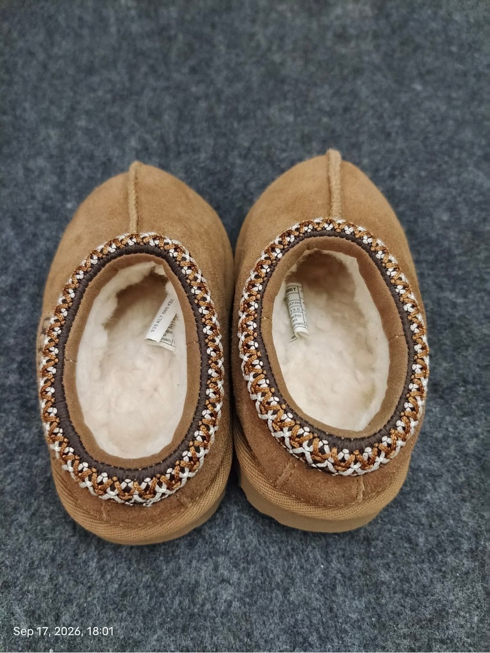 NWOB UGG Tasman II 1019066-T-Chestnut Toddler sz 6 - Picture 5 of 5